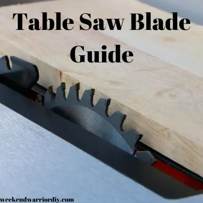 Black table saw blade